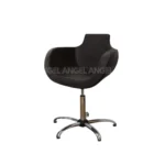 Sillón Persis Base a Gas Negro – Mueble de Peluquería Profesional