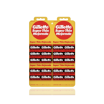 Gillette super thin filo repuesto 20 cajas de 5 unidades cada una
